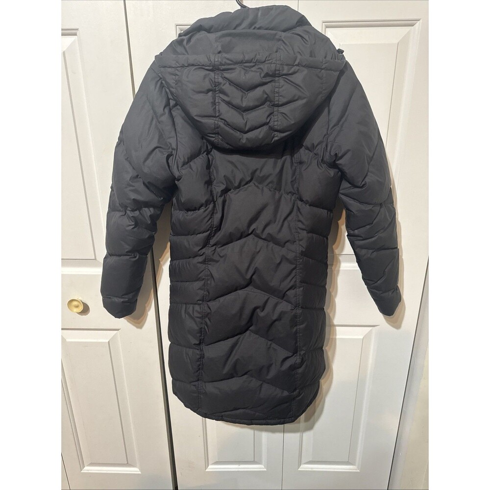 Patagonia Women's Goose Down Long Quilted Black Puffer Coat Size S - Picture 4 of 8